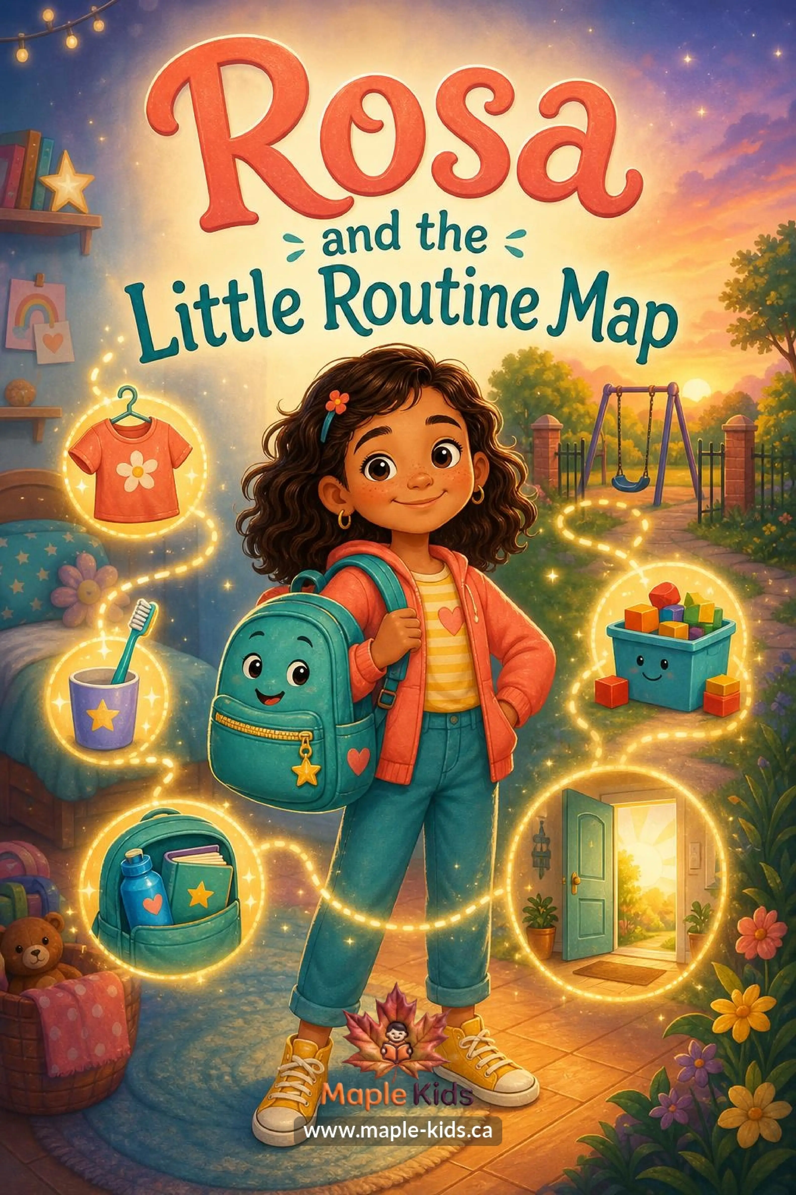 Rosa and the Little Routine Map cover