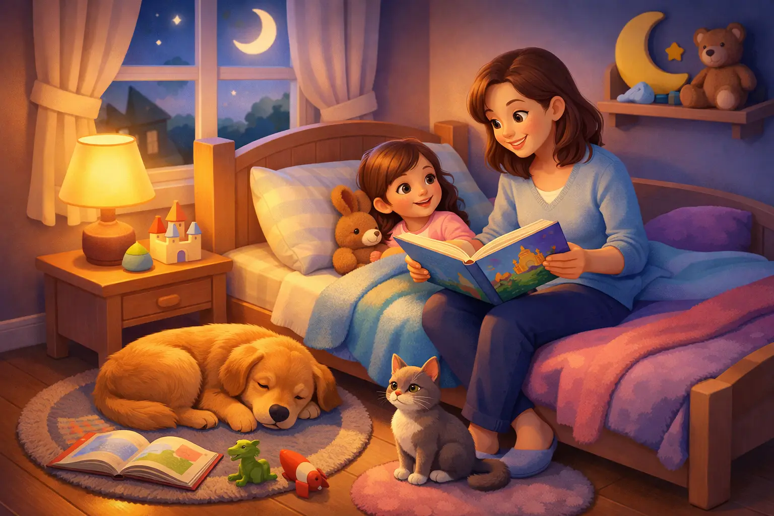 How Storybooks Reduce Bedtime Resistance
